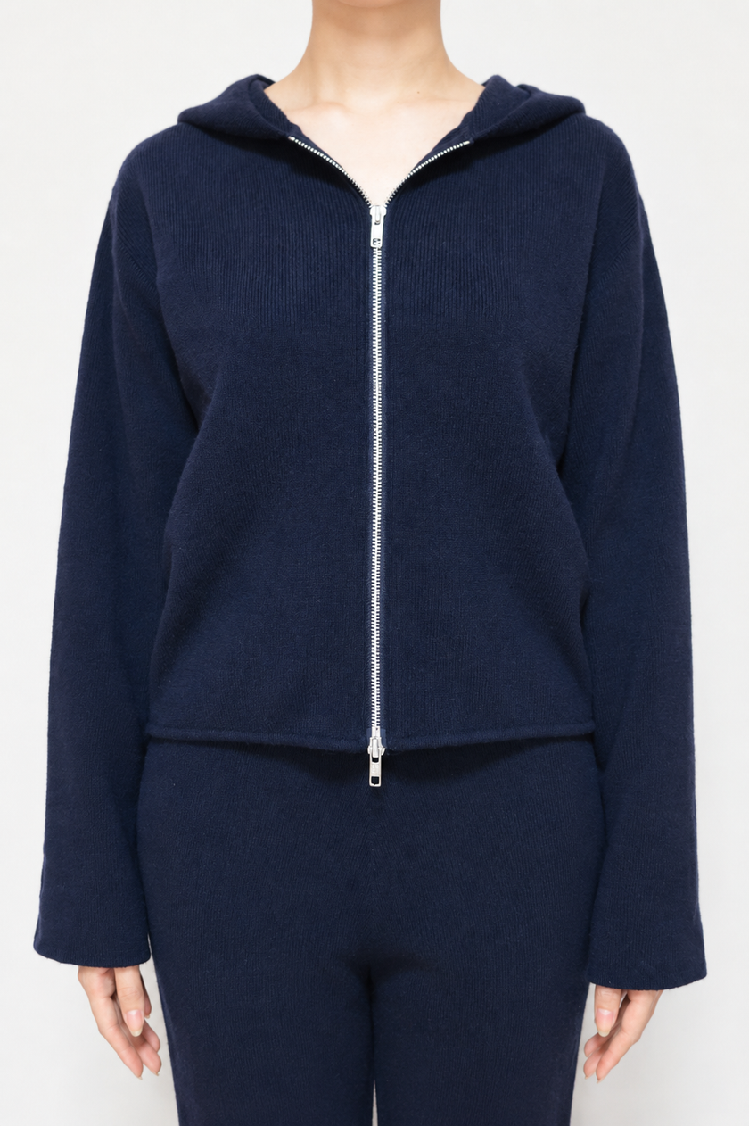 KNIT HOODIE